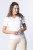 30235 bawełniana bluzka z dekoltem w serek