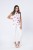 30277 bluzka w kwiaty z falbankami na ramionach