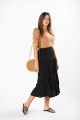 31842 spódnica midi z efektem gniecenia